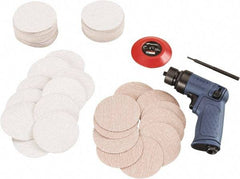 Ingersoll-Rand - 15,000 RPM, 15,000 OPM, 18.1 CFM Air Consumption, 90 psi Air Pressure, Random Air Orbital Sander - Round Pad, Hook & Loop Backing, 1/4 NPT Inlet - Exact Tool & Supply