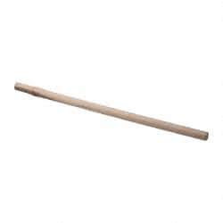 Made in USA - 36" Long Replacement Handle for Sledge Hammers - 1-1/2" Eye Length x 1-1/4" Eye Width, Hickory, 18 to 24 Lb Capacity, Material Grade Type A - Exact Tool & Supply