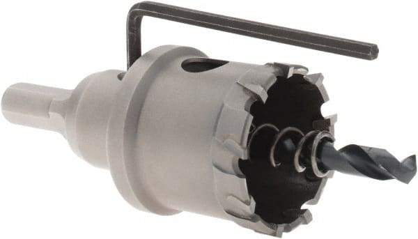 Value Collection - 1-3/8" Diam, 1" Cutting Depth, Hole Saw - Carbide-Tipped Saw - Exact Tool & Supply