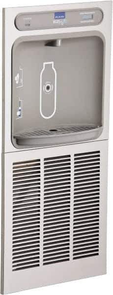 ELKAY - 8 GPH Cooling Capacity Barrier Free Wall Mounted Water Cooler & Fountain - In-Wall, 20 to 105 psi, 0.20 hp, Stainless Steel - Exact Tool & Supply