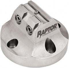 Raptor Workholding - 3/8" Jaw Width, 3" High Dovetail Vise - For Use with 4 & 5 Axis Workholding Systems - Exact Tool & Supply