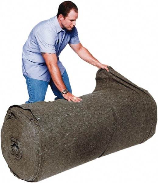 UltraTech - 95.1 Gal Capacity per Package, Oil Only Roll - 250' Long x 5' Wide, Recycled Fibers - Exact Tool & Supply