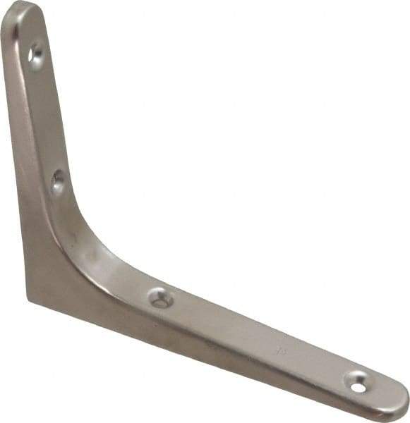 Sugatsune - 44 Lb Capacity, 304 Stainless Steel, L-Bracket - 120mm Long, 100mm High, 15mm Wide - Exact Tool & Supply