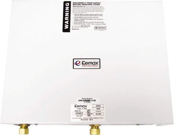Eemax - 208 VAC Electric Water Heater - 24 KW, 67 Amp, 6 Wire Gauge - Exact Tool & Supply
