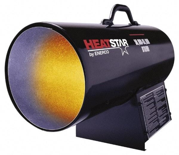 Heatstar - 35,000 BTU Rating, Propane Forced Air Heater - 800 Sq Ft Max Heating Area, 20 Lb Capacity, Fuel with Propane - Exact Tool & Supply