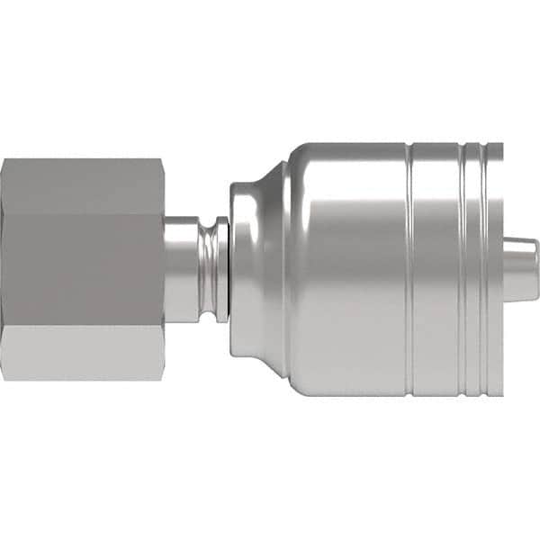 Eaton - Hydraulic Hose Fittings & Couplings Type: Female Swivel DIN 24 Seat Light Hose Diameter: 7/8 (Inch) - Exact Tool & Supply