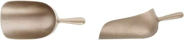 Ampco - Aluminum Scoop - 3" Wide x 2" Deep Bowl, 8" OAL - Exact Tool & Supply