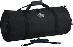 Ergodyne - 2 Pocket, 2,600 Cubic Inch, 600D Polyester Empty Duffel Bag - 23 Inch Wide x 11 Inch Deep x 12 Inch High, Black, Model No. 5020P - Exact Tool & Supply