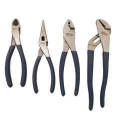 Martin Tools - Plier Sets; Set Type: Plier Set ; Number of Pieces: 4.000 ; Container Type: Canvas Roll ; Contents: 7-7/8" Long Nose Plier, 9-3/4" Tongue And Groove, 8" Slip Joint, 7-3/8" Diagonal Cutting - Exact Tool & Supply