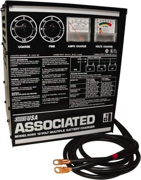Associated Equipment - 12 Volt Battery Charger - 30 Amps - Exact Tool & Supply