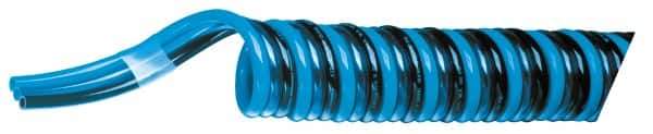 Advanced Technology Products - 10mm OD, Polyurethane Tube - Black, Clear Blue & Light Blue, 140 Max psi, 98 Shore A Hardness - Exact Tool & Supply