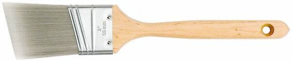 Ability One - Paint Brushes; Type: Paint Brush ; Bristle Shape: Angled ; Bristle Material: Polyester ; Bristle Length (Inch): 2-1/2 ; Width (Inch): 9/16 ; Handle Length (Inch): 5 - Exact Tool & Supply