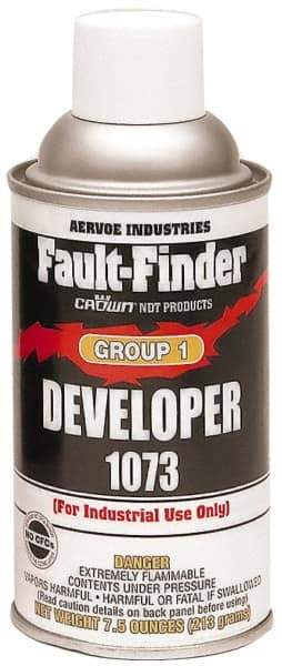 AERVOE - Crack Detection Fault Finder Developer - 12 Ounce Aerosol Can - Exact Tool & Supply