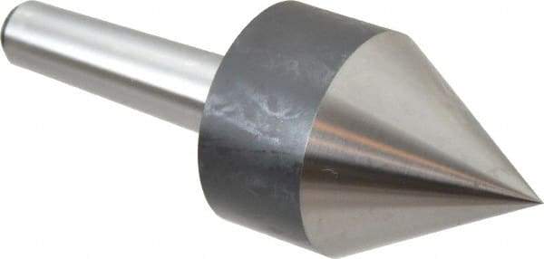 Riten - MT3 Taper Shank, Live Center - 2-1/2" Point Diam, 3-7/16" Point Len, 260 Lb Max Workpc, Pipe Nose Point - Exact Tool & Supply
