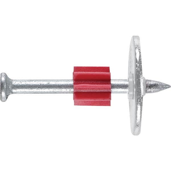 DeWALT Anchors & Fasteners - Powder Actuated Pins & Threaded Studs Type: Drive Pin w/ Washer Shank Length (Inch): 2-1/2 - Exact Tool & Supply