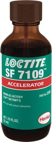 Loctite - 1.75 Fl Oz, Adhesive Activator - Exact Tool & Supply