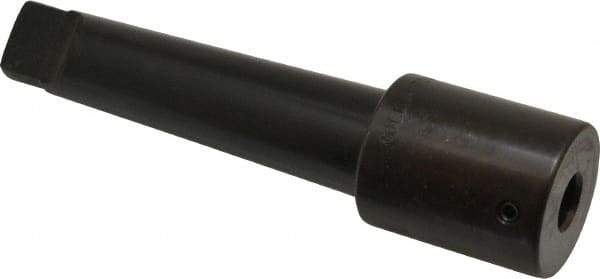 Collis Tool - 3/4 Inch Tap, 1.38 Inch Tap Entry Depth, MT4 Taper Shank, Standard Tapping Driver - 2-3/8 Inch Projection, 1-3/4 Inch Nose Diameter, 0.59 Inch Tap Shank Diameter, 0.442 Inch Tap Shank Square - Exact Tool & Supply
