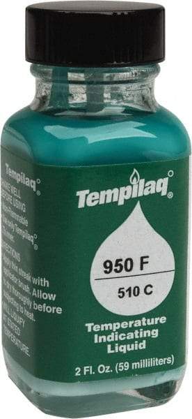 Tempil - 950°F Temp Indicating Liquid - 2 Ounce Container, 510°C - Exact Tool & Supply