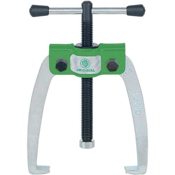 KUKKO - 2 Jaw, 1/4" to 2-3/4" Spread, 1 Ton Capacity, Jaw Puller - 2-3/4" Reach, For Bearings, Gears, Discs - Exact Tool & Supply