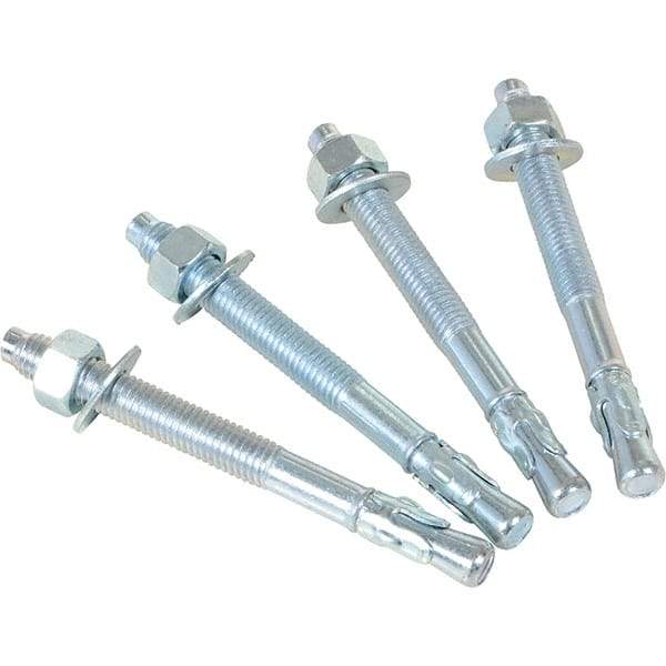 Vestil - Concrete Anchors Type: Screw Anchor Diameter (Inch): 1/2 - Exact Tool & Supply