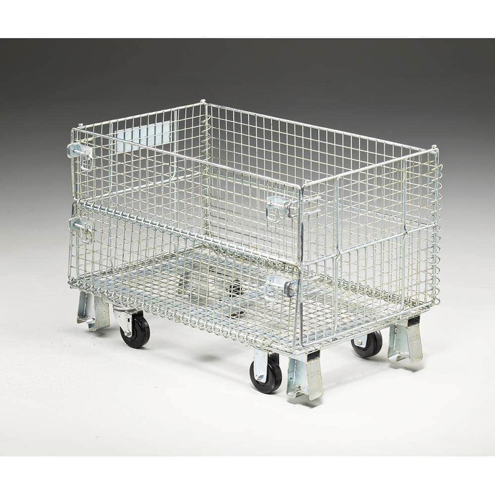 Nashville Wire - Bulk Storage Containers Container Type: Pallet Bulk Container Height (Inch): 16 - Exact Tool & Supply