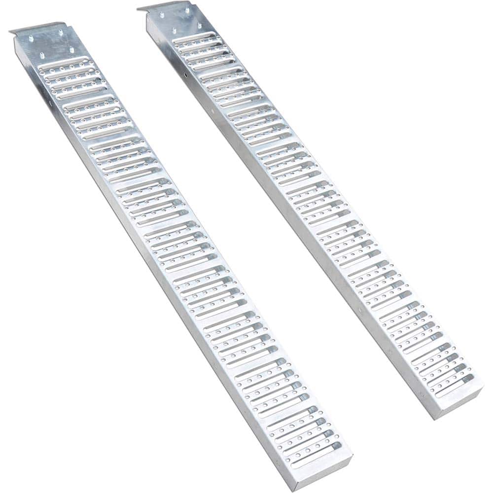 Erickson Manufacturing - Truck Ramps; Type: Steel Ramp ; For Use With: All Vehicles ; Length (Inch): 72 ; Width (Inch): 9 ; Load Capacity (Lb.): 1000.000 (Pounds); Material: Steel - Exact Tool & Supply