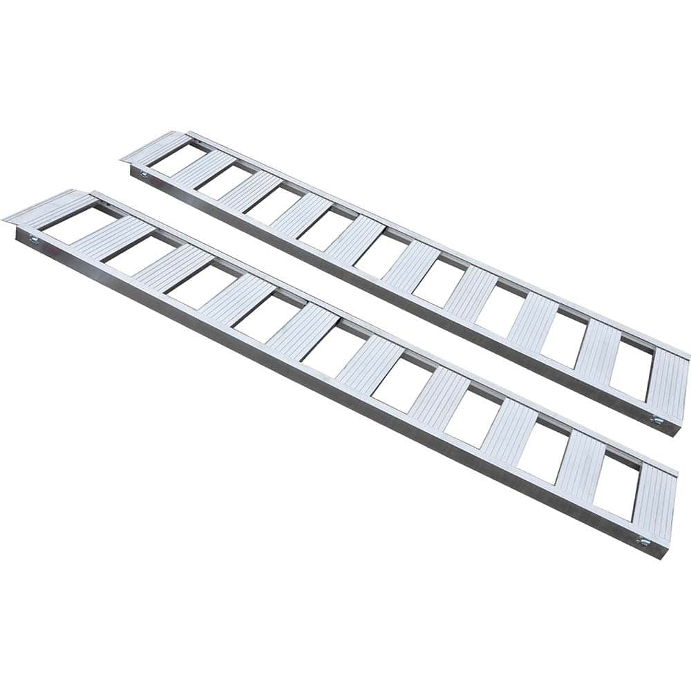 Erickson Manufacturing - Truck Ramps; Type: Straight Ramp ; For Use With: All Vehicles ; Length (Inch): 77 ; Width (Inch): 13 ; Load Capacity (Lb.): 1250.000 (Pounds); Material: Aluminum - Exact Tool & Supply