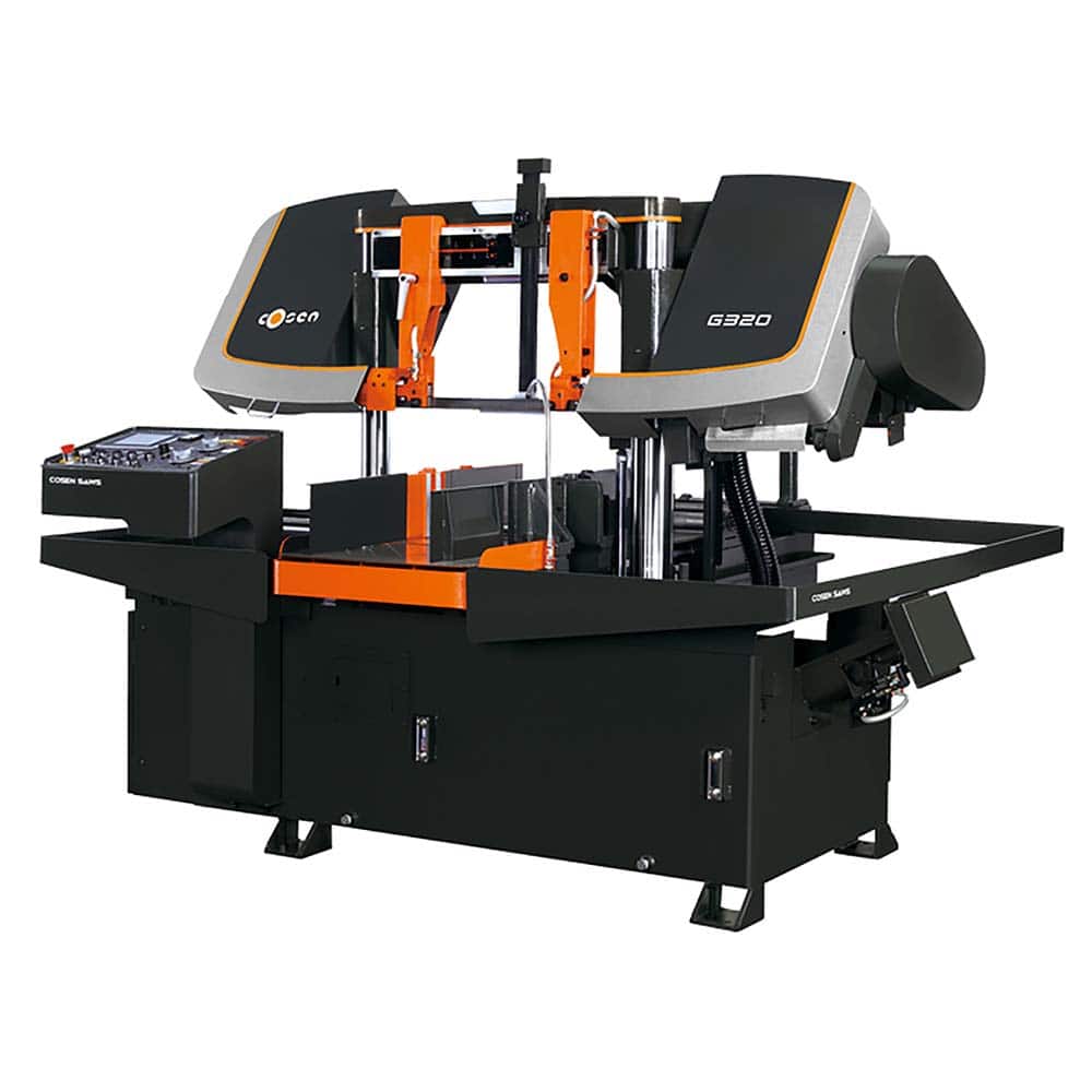 Cosen - Horizontal Bandsaws; Machine Style: Automatic ; Drive Type: Variable Frequency ; Angle of Rotation: 90 ; Maximum Capacity (Rectangular) (Inch): 12.8 x 15 ; Maximum Capacity (Rounds) (Inch): 12.8 ; Phase: 3 - Exact Tool & Supply