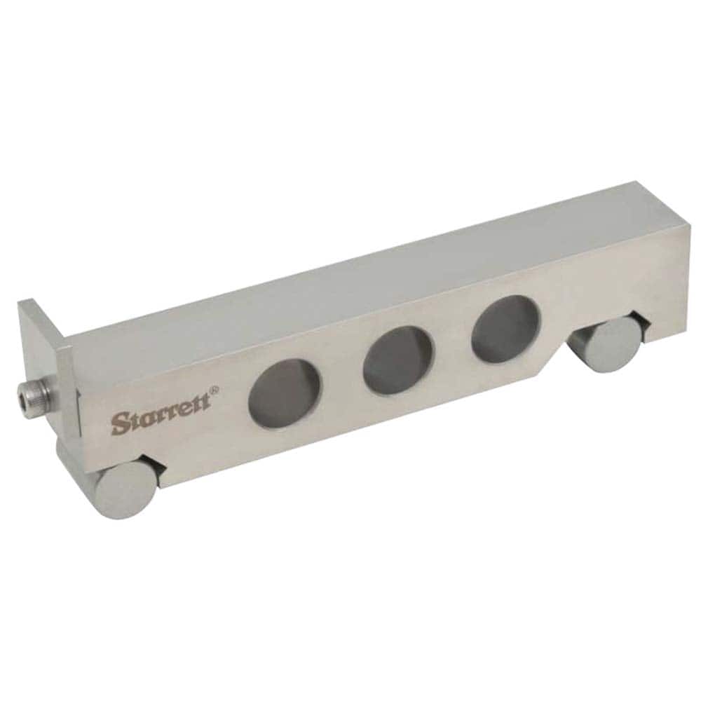 Starrett - Sine Bars; Type: Sine Bar ; Distance Between Rolls (Inch): 5.00 ; Parallelism (Decimal Inch): 0.0004 ; Center to Center Accuracy (Decimal Inch): 0.0002 ; Overall Length (Inch): 6.00 - Exact Tool & Supply