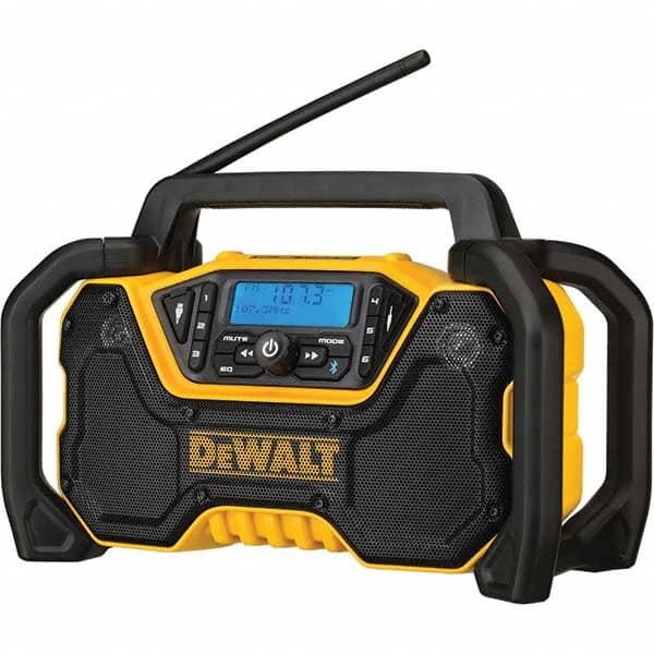 DeWALT - Job Site Radios Type: Bluetooth Speaker & Radio Height (Decimal Inch): 10.0000 - Exact Tool & Supply