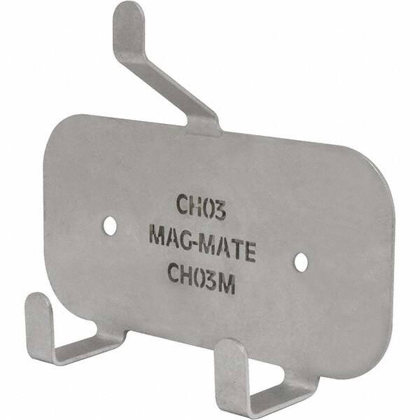 Mag-Mate - Coat & Hat Hooks Type: Double Coat and Hat Hook Projection: 2-15/64 (Inch) - Exact Tool & Supply