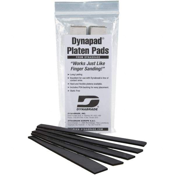 Dynabrade - Power Sander Platen Pads - For Use with Dynafile Abrasive Belt Machines - Exact Tool & Supply