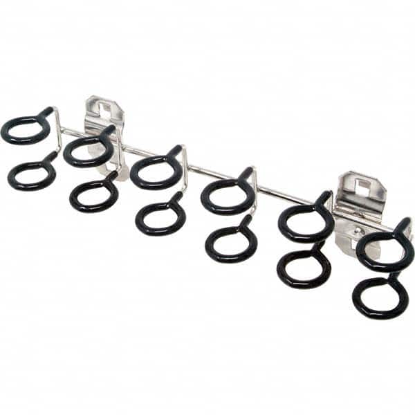 Triton - Pegboard Hooks Type: 9" W Multi-Ring Tool Holder 3/4" Ring ID; 1-3/4" Depth - Pkg. of 2 Projection: 3/4 (Inch) - Exact Tool & Supply