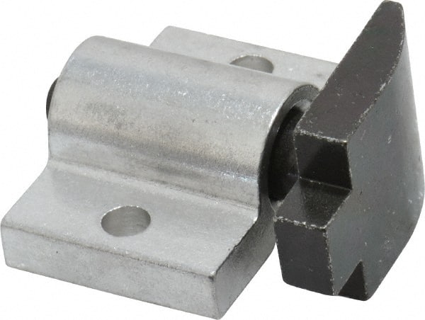 Vlier - 1-1/2" Body Width x 1" Body Len, 3/16" Stroke Len, 1-1/8" Btw Mt Hole Ctrs, 0.938" Btw Mt Hole & Edge, Tang Square Spring Locating Stop - Exact Tool & Supply