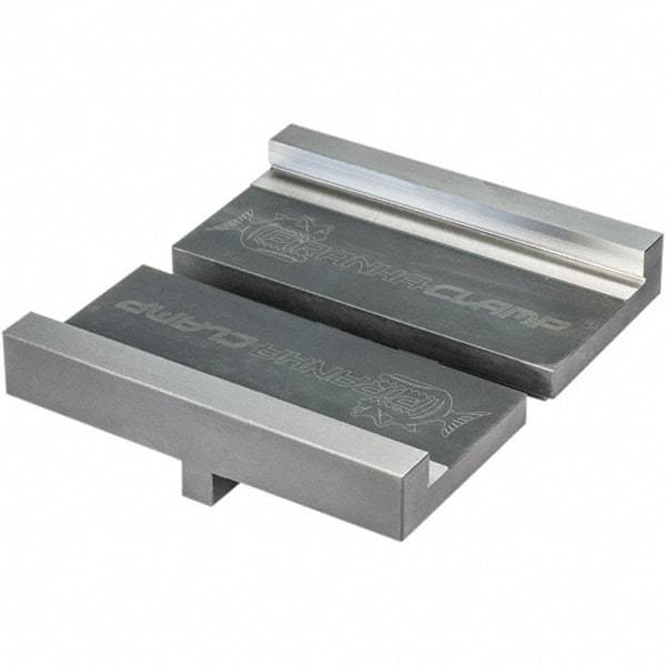 Piranha Clamp - Vise Jaw Sets Jaw Width (mm): 25.00 Set Type: Standard - Exact Tool & Supply