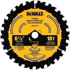 DeWALT - Wet & Dry-Cut Saw Blades   Blade Diameter (Inch): 6-1/2    Blade Material: Tungsten Carbide-Tipped - Exact Tool & Supply