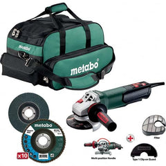 Metabo - Angle & Disc Grinders Type of Power: Corded Wheel Diameter (Inch): 4-1/2 - Exact Tool & Supply