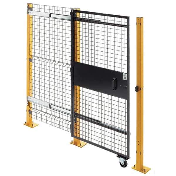 Husky - 3' Wide x 8' High, Sliding Door for Temporary Structures - Exact Tool & Supply