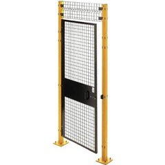 Husky - 3' Wide x 8' High, Swing Door for Temporary Structures - Exact Tool & Supply