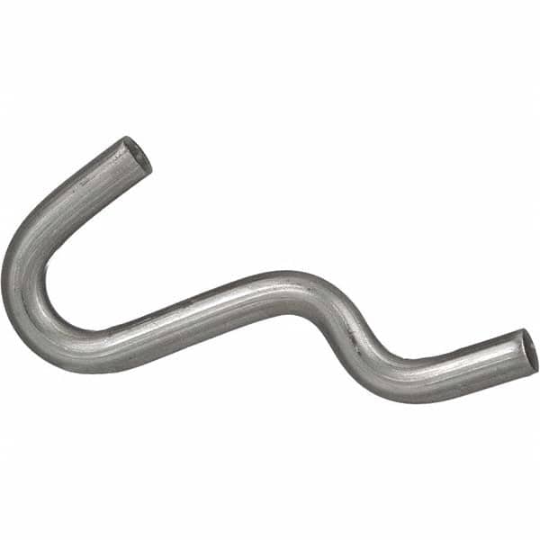 Marlin Steel Wire Products - Pegboard Hooks Type: Single Vertical End Hook Projection: 8-3/4 (Inch) - Exact Tool & Supply