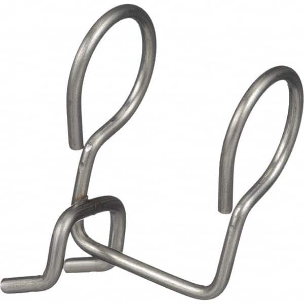 Marlin Steel Wire Products - Pegboard Hooks Type: Double Vertical End Hook Projection: 2-63/64 (Inch) - Exact Tool & Supply