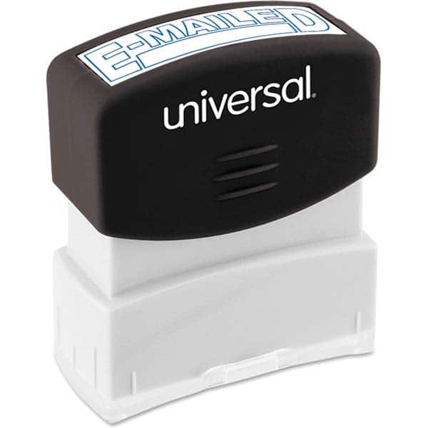 UNIVERSAL - Pre-inked Stock Stamps Type: Message Message: E-MAILED - Exact Tool & Supply