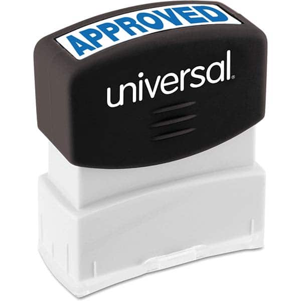UNIVERSAL - Pre-inked Stock Stamps Type: Message Message: APPROVED - Exact Tool & Supply