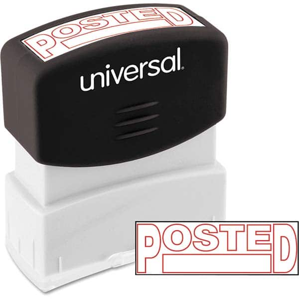 UNIVERSAL - Pre-inked Stock Stamps Type: Message Message: POSTED - Exact Tool & Supply