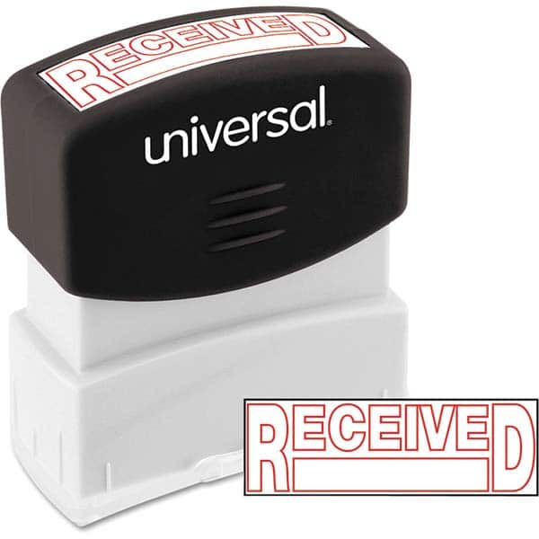 UNIVERSAL - Pre-inked Stock Stamps Type: Message Message: RECEIVED - Exact Tool & Supply