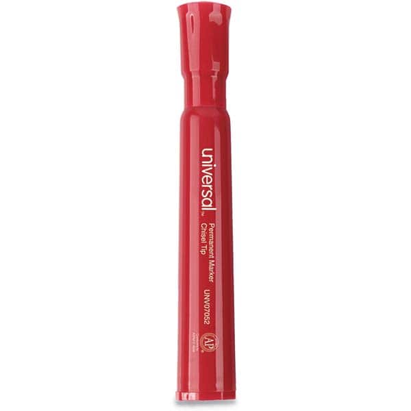 UNIVERSAL - Markers & Paintsticks Type: Permanent Color: Red - Exact Tool & Supply