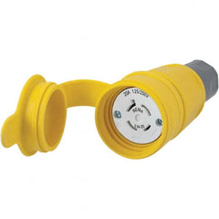 Hubbell Wiring Device-Kellems - 125/250 VAC 20A NEMA L14-20P Industrial Twist Lock Plug - Exact Tool & Supply