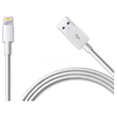 BYTECH - Office Machine Supplies & Accessories; Office Machine/Equipment Accessory Type: Apple Lightning Cable ; For Use With: Apple Devices ; Color: White - Exact Tool & Supply