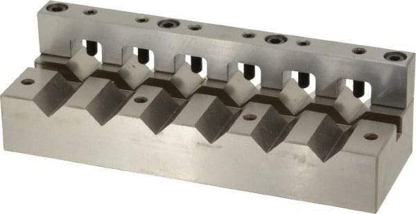 Harig - 1/2" Max Capacity, 90° Angle, V-Block - 6" Long x 2" Wide x 1-3/4" High, Sold as Individual - Exact Tool & Supply