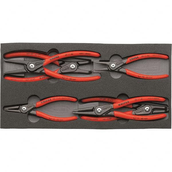 Knipex - Plier Sets Set Type: Retaining Ring Pliers Number of Pieces: 6 - Exact Tool & Supply